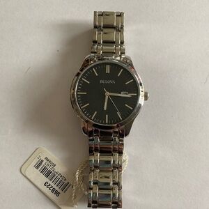 Mens Bulova Silver Dress watch